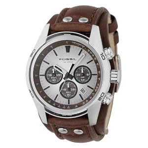 Fossil Chronograph Tan Dial Watch