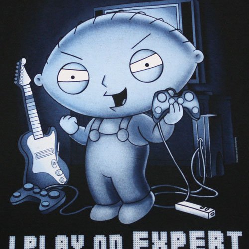 Family Guy Stewie I Play On Expert Men's T-Shirt