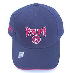 David Ortiz "Papi" Baseball Cap (Navy) Boston Medium - Boston Red Sox