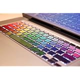 Crocodil Graphics - Rainbow Keyboard Stickers for MacBook Pro 13, 15, 17 and MacBook Air 13" Decal Humor Art Protector