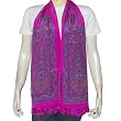 Long Neck Scarf Printed Silk Summer Accessories 22 X 72 inches