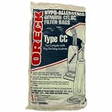 Oreck Hypo-Allergenic CELOC Filter Bags Type CC for Uprights with Bag Docking Systems 8 pk.