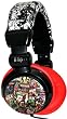 iHip MVF10264RT Marvel Retro Extreme DJ Headphone, Red/Black