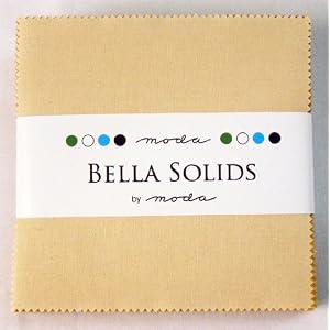 Moda-BELLA-SOLIDS-WARM-5-Charm-Pack-Fabric-Squares-9900PP-24