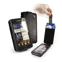 Tuff-Luv In-Genius Ledertasche f�r Samsung Galaxy S2 i9100 - schwarz