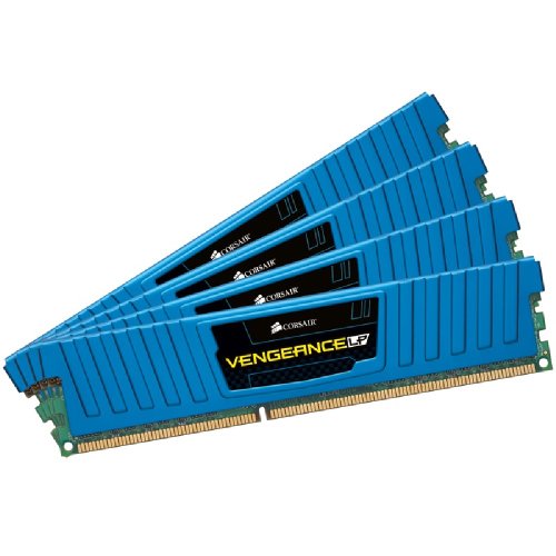 Corsair Vengeance LP Blue 32 GB (4x8 GB) DDR3 1600MHz (PC3 12800) Desktop Memory