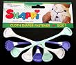 Snappi Cloth Diaper Fasteners - Pack of 3 (Mint color mix)
