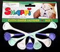 Snappi Cloth Diaper Fasteners - Pack of 3 (Mint color mix)