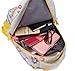 Eshops Flowers Pattern Primary School Bookbag Girls Backpack Book Bags Rose Red