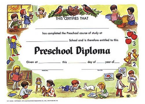 hayes school publishing h va206 diplomas preschool 25/pk 12 x 9our diplomascertificates and awards are 9″ x 12″ in size with beautiful 