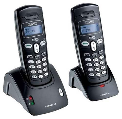 Alcatel - Versatis 830 Duo - Téléphone sans fil DECT\GAP - 2 combinés - mains-libres - noir