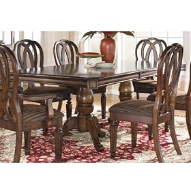 Hamlyn Double Pedestal Dining Table by Ashley Furniture