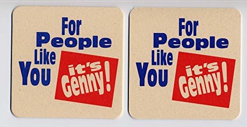 Genesee Brewing Company For People Like You It's Genny! Paperboard Coasters - Sleeve of 100