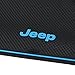 Cup Holder Mats Heavy Duty Non-Slip Interior Door Mat Fit 2008 to 2015 Jeep Wrangler JK Blue