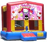 Hello Kitty Bounce House Inflatable Jumper Art Panel Theme Banner