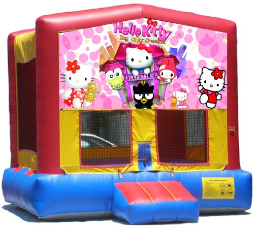 Hello Kitty Bounce House Inflatable Jumper Art Panel Theme Banner 13 x 13 No Bounce House