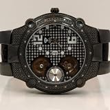 Aqua Master Mens Automatic Diamond Watch 0.20ctw W2121