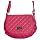 Small Quilted Cross Body Fashion Bag Fuchsia Pink