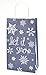 Christmas Medium Gift Bags Christmas Designs Goodie Bags White Kraft, 12 Pack