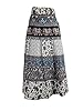 Wrap Around Skirt Elephant Printed Womens Wrap Skirts, Boho Chic Fashion