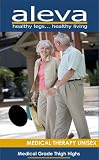 Aleva Medical Therapy 20-30 Mmhg Unisex Open Toe Thigh Highs - X-Large