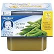 Gerber 1st Foods Green Beans - 5.0 oz. 8 Pack, 16 Servings