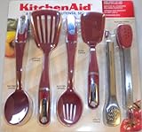 KitchenAid Cooks 6-piece Culinary Utensil Set (Red - Pack of 6)