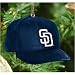 MLB Baseball Cap Ornament Team: San Diego Padres