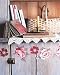 Wallies Antique Red & Pink Rose Flowers Floral Cutouts
