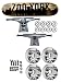 ZOO YORK REFLECTION Complete Skateboard DESTRUCTO BONES