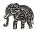 Jewelry : Sterling Silver Marcasite Elephant Pin