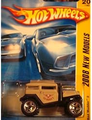 Hot Wheels Bad Mudder Gloss Tan with Black Carriage & Pipes #20 Collector 2008 1/64