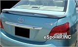 06-08 Toyota Yaris 4 Door Painted OEM Factory Style Spoiler - (Color Code: 3R3 - Barcelona Red Mica)