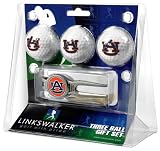 Auburn Tigers 3 Golf Ball Gift Pack w/ Kool Tool - NCAA College Athletics