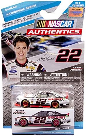 2014 NASCAR Authentics Joey Logano #22 Discount Tire Nationwide Ford Penske 1/64 Scale Diecast