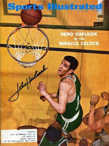 John Havlicek Autographed/Hand Signed Sports Illustrated Magazine - May 12,1969