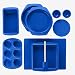 Silicone Solutions 10-pc. Bake-and-Serve Set - Blue