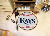 Tampa Bay Devil Rays Baseballl Floor Rug Mat