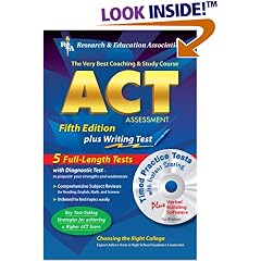 ACT Assessment 5th. Ed. w/CD-ROM (REA) - The Best Test Prep for the ACT (Test Preps)