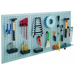 Lochwand 120 cm 3-tlg. mit 12 Haken