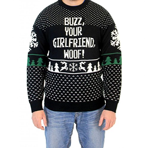 Home Alone Buzz Your Girlfriend Woof Ugly Christmas Sweater
