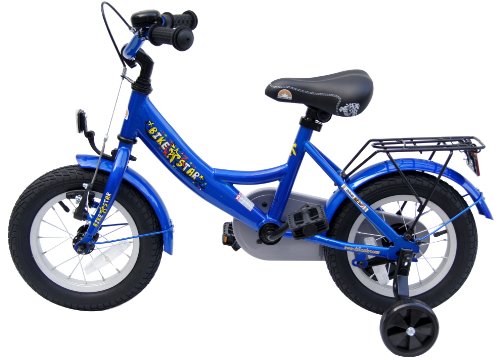 bike*star 30.5cm (12 Inch) Kids Children Bike Bicycle - Colour Blue