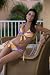 Swimwear Halter Bow Tie Top: Swimsuit Top Only