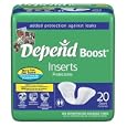 Depend Boost Inserts, Case of Six-20 Count (120 Inserts)