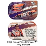 Press Pass Showcar '03 Tony Stewart Card