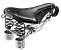 Brooks Saddles B135 Bicycle Saddle (Chrome Double Springs, Black )