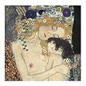 Mother and Child (detail from The Three Ages of Woman), c.1905 People Art Poster Print by Gustav Klimt, 28x28