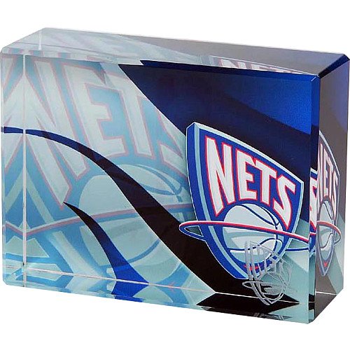 NBA New Jersey Nets Pennant Design Team Logo Desk Ornament/Paperweight