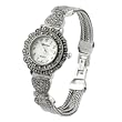 Geneva Platinum Marcasite Women's Antique Watch