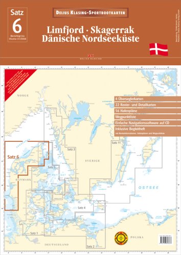 Limfjord, Skagerrak, D�nische Nordseek�ste, m. CD-ROM; Limfjorden, Skagerrak, den danske Notdsoekyst